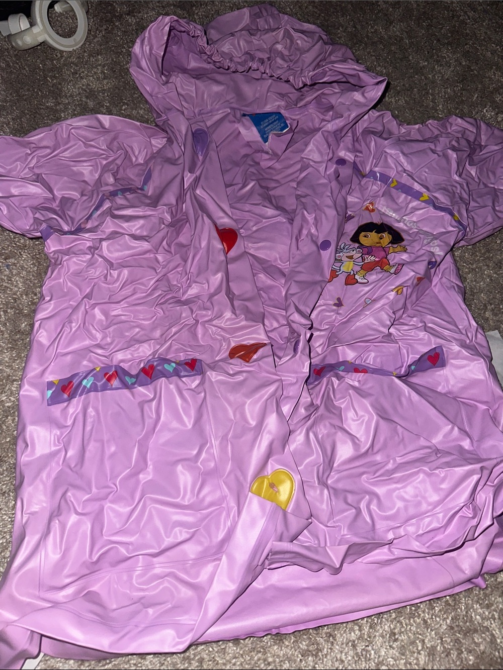Nickelodeon Purple Dora the Explorer Kids Raincoat